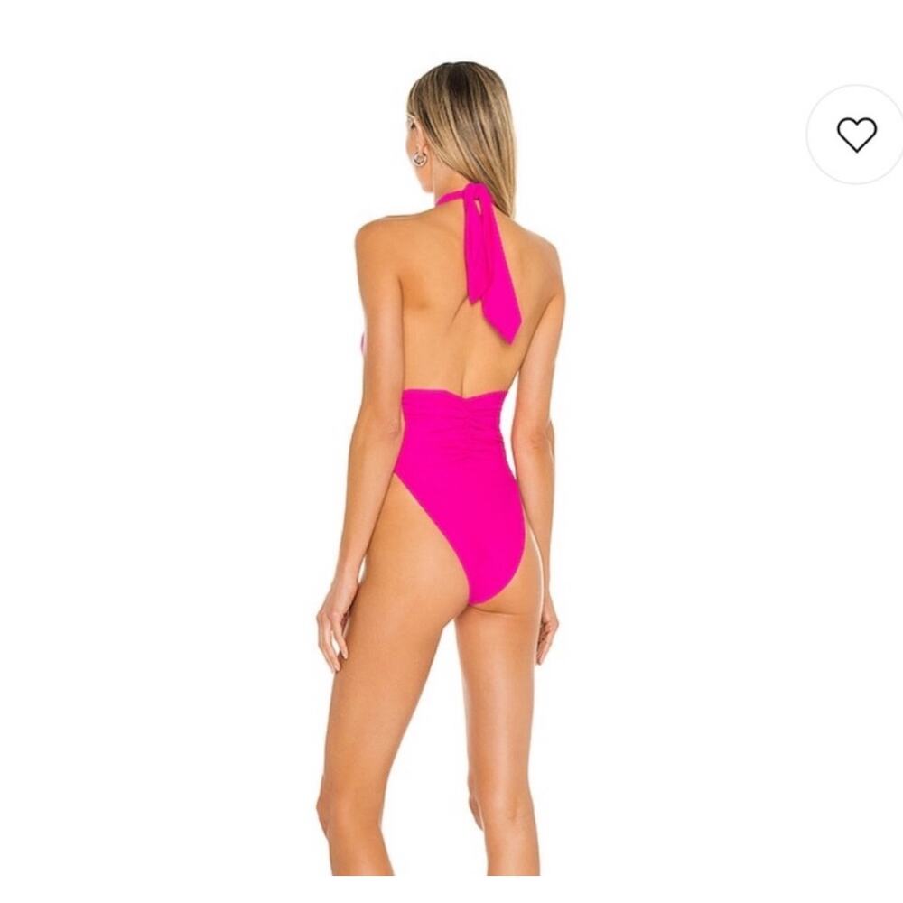 Michael Costello X Revolve Dasia Pink One Piece Swimsuit XL - Picture 4 of 10